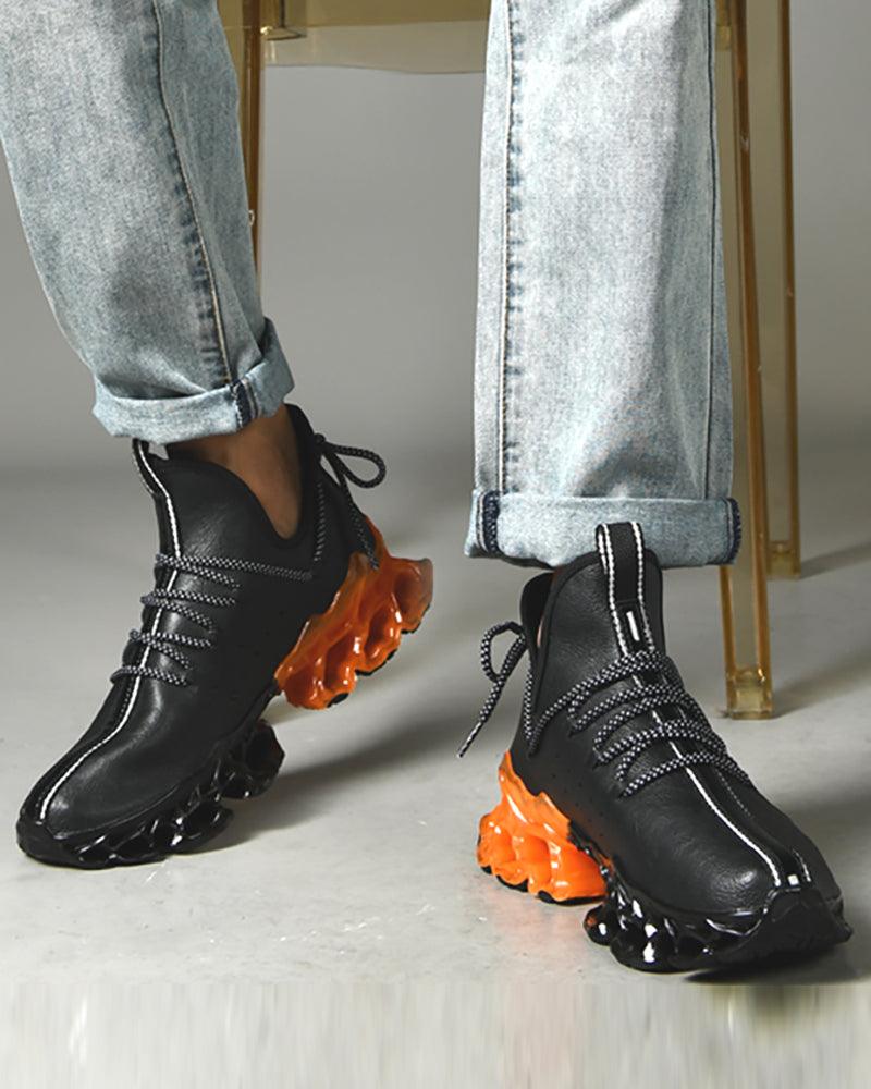 Urban Sleek Microfiber Sneakers -  techwear - Urban Sleek Microfiber Sneakers for Modern Style - View 9