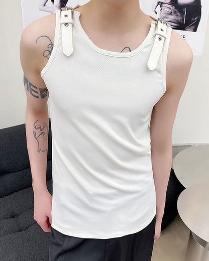 Urban Sleek Sleeveless Tank Top -  comfortable summer wear - Urban Sleek Sleeveless Tank Top for Summer - View 4