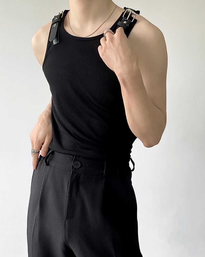 Urban Sleek Sleeveless Tank Top -  lightweight tank top - Urban Sleek Sleeveless Tank Top for Summer - View 5