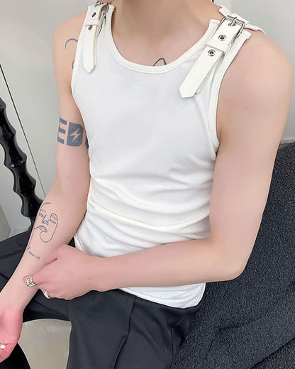 Urban Sleek Sleeveless Tank Top -  summer top - Urban Sleek Sleeveless Tank Top for Summer - View 7