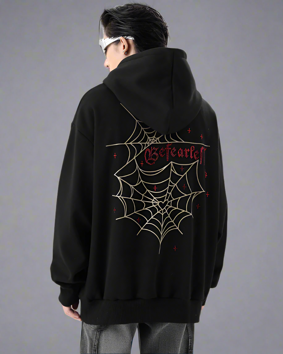 Urban Spider Graphic Hoodie -  comfortable hoodie - Urban Spider Graphic Hoodie for Ultimate Comfort - View 3