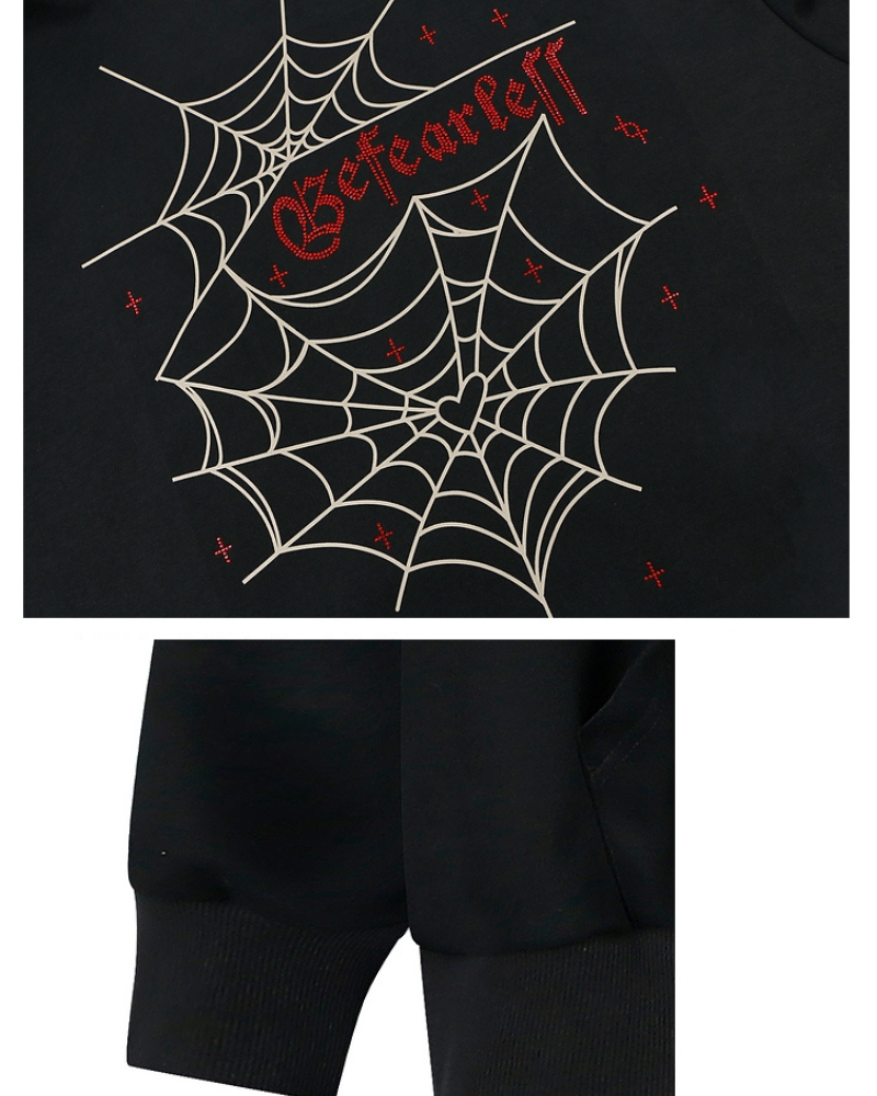 Urban Spider Graphic Hoodie -  techwear - Urban Spider Graphic Hoodie for Ultimate Comfort - View 15