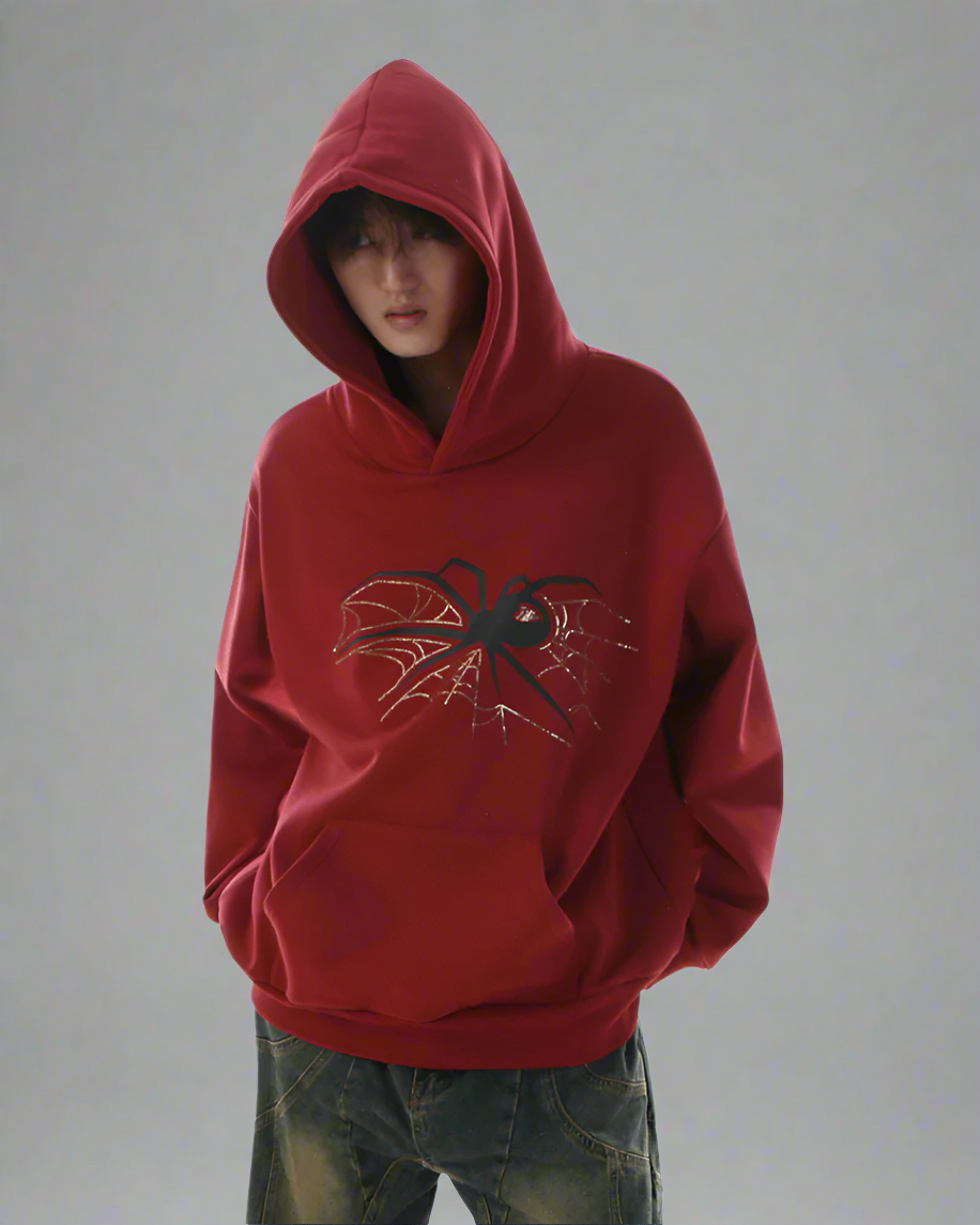 Urban Spider Graphic Hoodie -  streetwear apparel - Urban Spider Graphic Hoodie for Ultimate Comfort - View 6