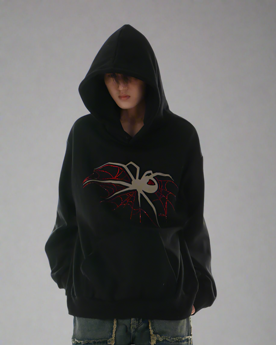Urban Spider Graphic Hoodie -  streetwear - Urban Spider Graphic Hoodie for Ultimate Comfort - View 5