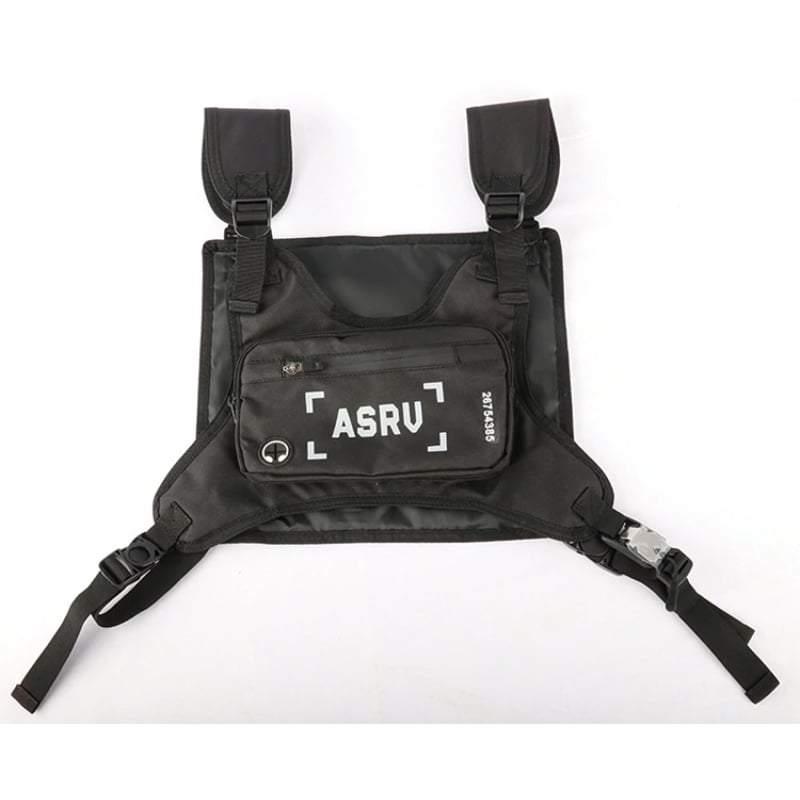 Urban Sport Chest Pack -  multiple pockets - Urban Sport Chest Pack: Adjustable Techwear Bag - View 5