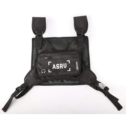 Urban Sport Chest Pack -  multiple pockets - Urban Sport Chest Pack: Adjustable Techwear Bag - View 5