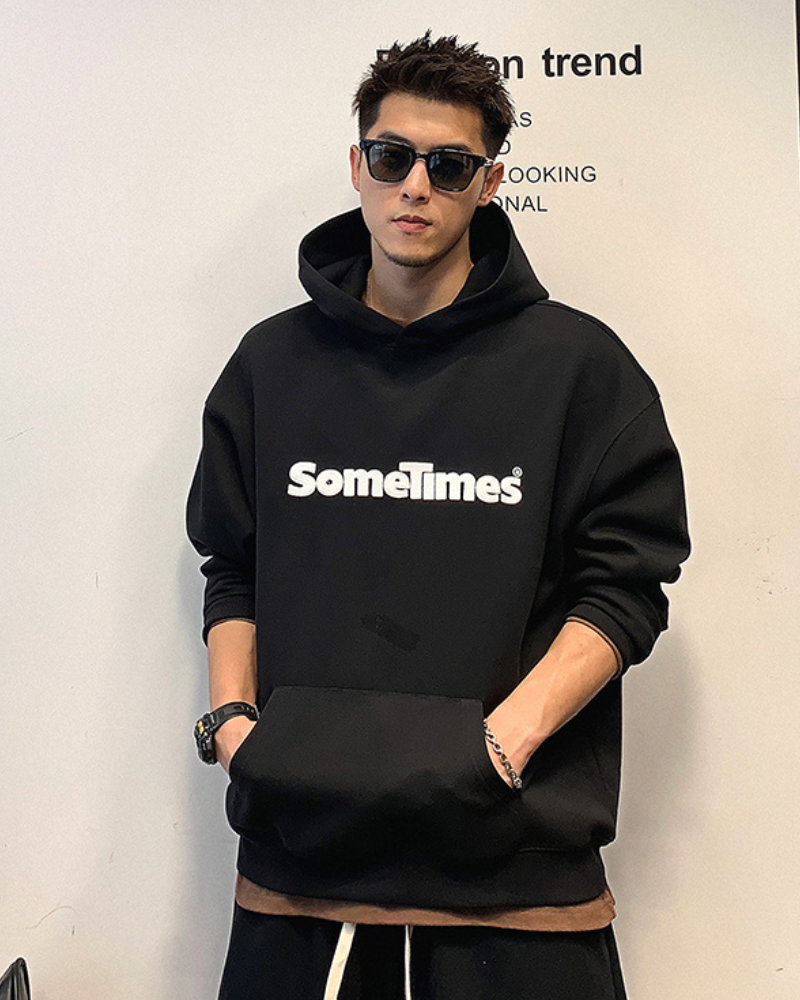 Urban Sporty Lettered Hoodie -  comfortable - Stylish Urban Sporty Lettered Hoodie for Everyday Comfort - View 4