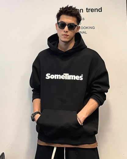 Urban Sporty Lettered Hoodie -  comfortable - Stylish Urban Sporty Lettered Hoodie for Everyday Comfort - View 4