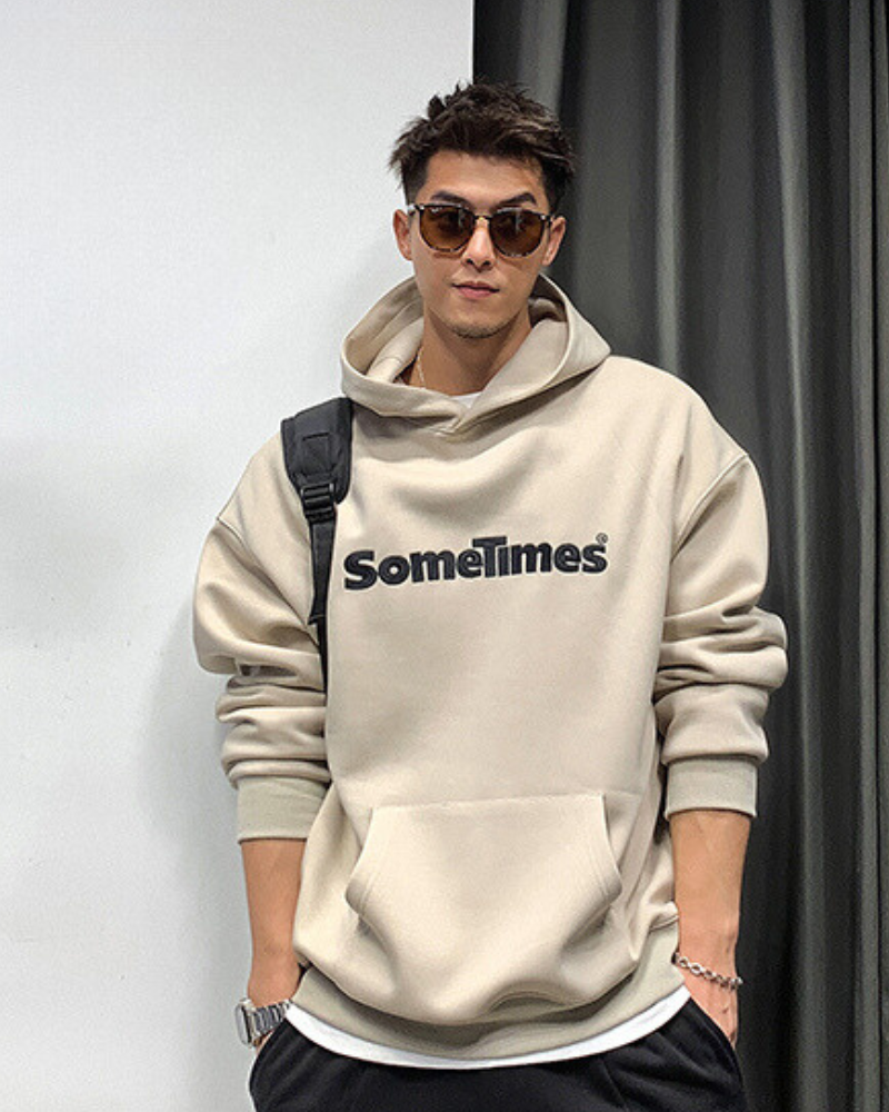 Urban Sporty Lettered Hoodie -  long sleeve - Stylish Urban Sporty Lettered Hoodie for Everyday Comfort - View 6