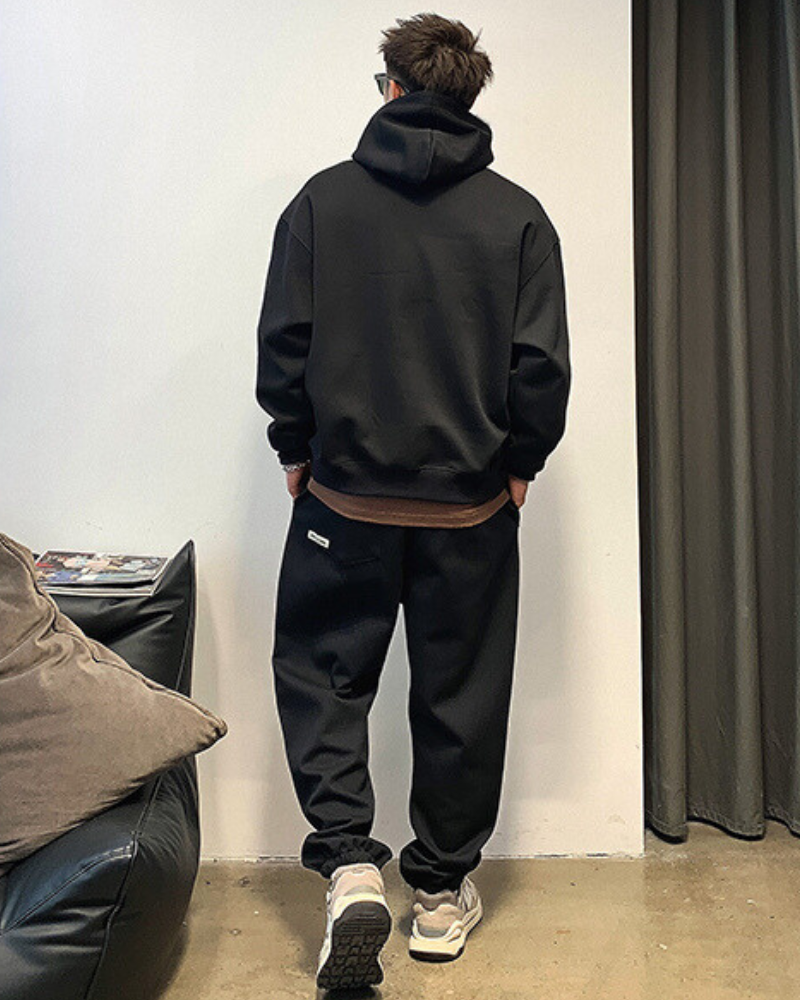 Urban Sporty Lettered Hoodie - techwear hoodie - Stylish Urban Sporty Lettered Hoodie for Everyday Comfort - View 11