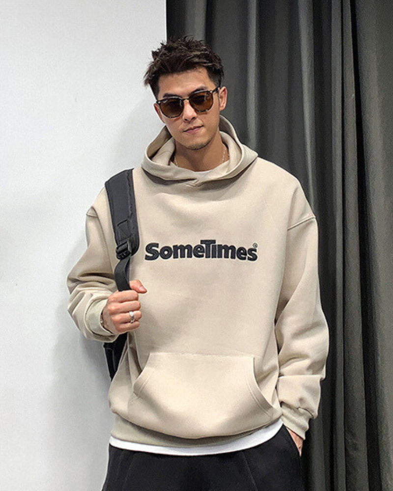 Urban Sporty Lettered Hoodie - techwear hoodie - Stylish Urban Sporty Lettered Hoodie for Everyday Comfort - View 2