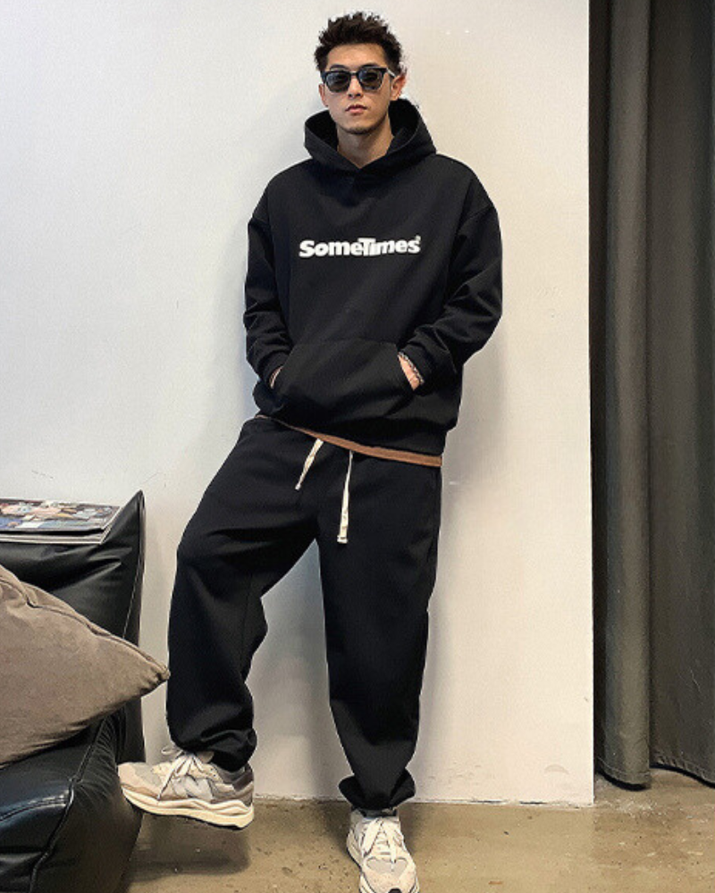 Urban Sporty Lettered Hoodie -  urban sporty - Stylish Urban Sporty Lettered Hoodie for Everyday Comfort - View 9