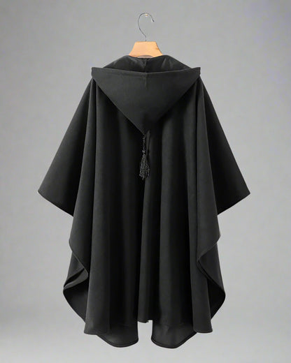 Urban Stealth Hooded Cape -  black cape - Urban Stealth Hooded Cape - Stylish and Versatile - View 3