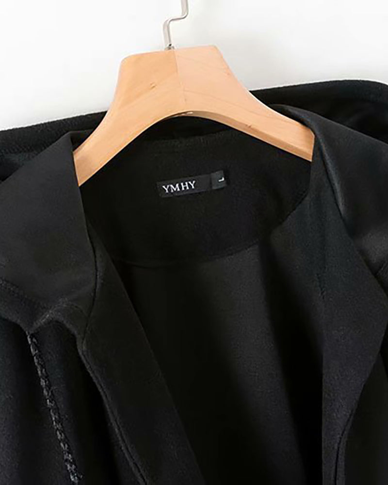 Urban Stealth Hooded Cape -  fashion statement piece - Urban Stealth Hooded Cape - Stylish and Versatile - View 4