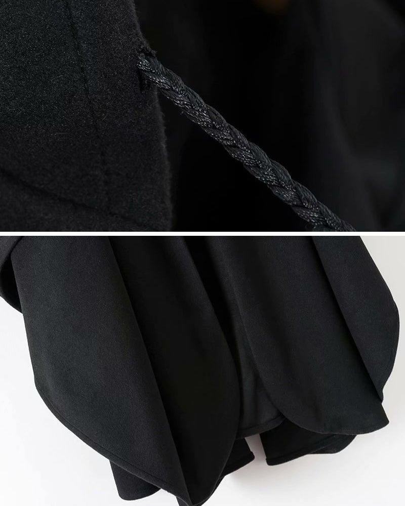 Urban Stealth Hooded Cape -  sophisticated hooded design - Urban Stealth Hooded Cape - Stylish and Versatile - View 5