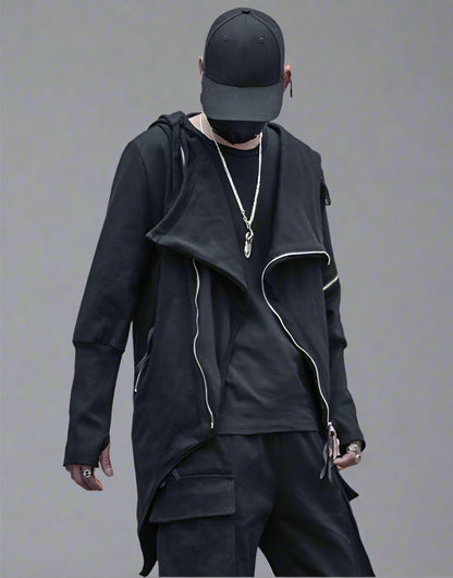 Urban Stealth Hooded Jacket -  comfortable hooded jacket - Urban Stealth Hooded Jacket for Comfortable Style - View 4