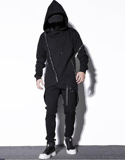 Urban Stealth Hooded Jacket -  futuristic design jacket - Urban Stealth Hooded Jacket for Comfortable Style - View 5
