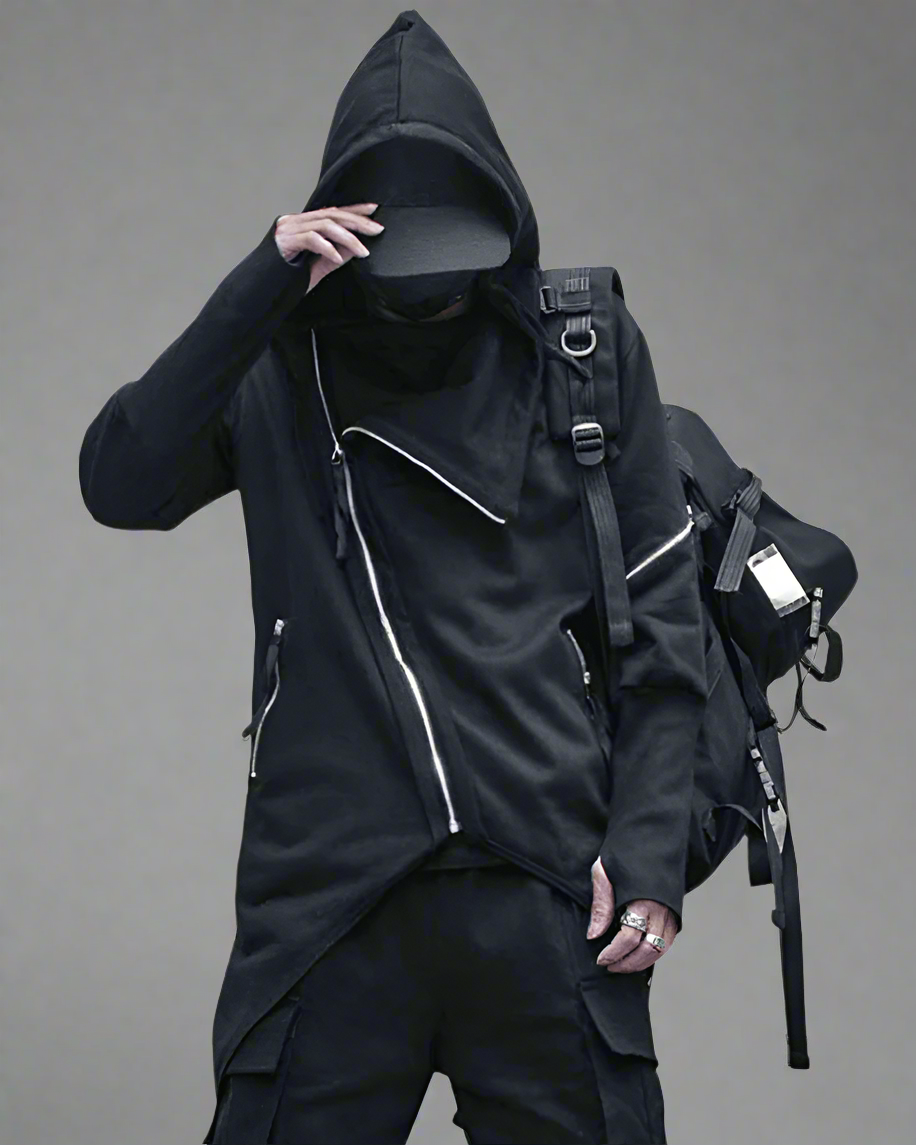 Urban Stealth Hooded Jacket - hooded jacket - Urban Stealth Hooded Jacket for Comfortable Style - Main view