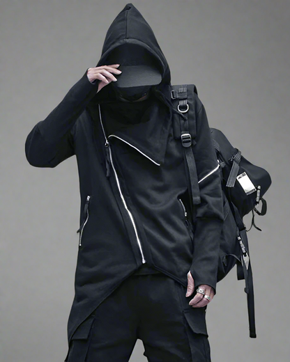 Urban Stealth Hooded Jacket - hooded jacket - Urban Stealth Hooded Jacket for Comfortable Style - Main view