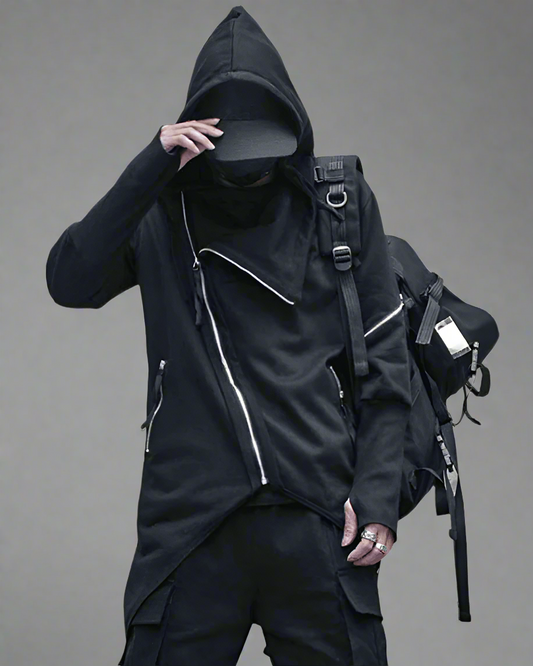 Urban Stealth Hooded Jacket - hooded jacket - Urban Stealth Hooded Jacket for Comfortable Style - Main view
