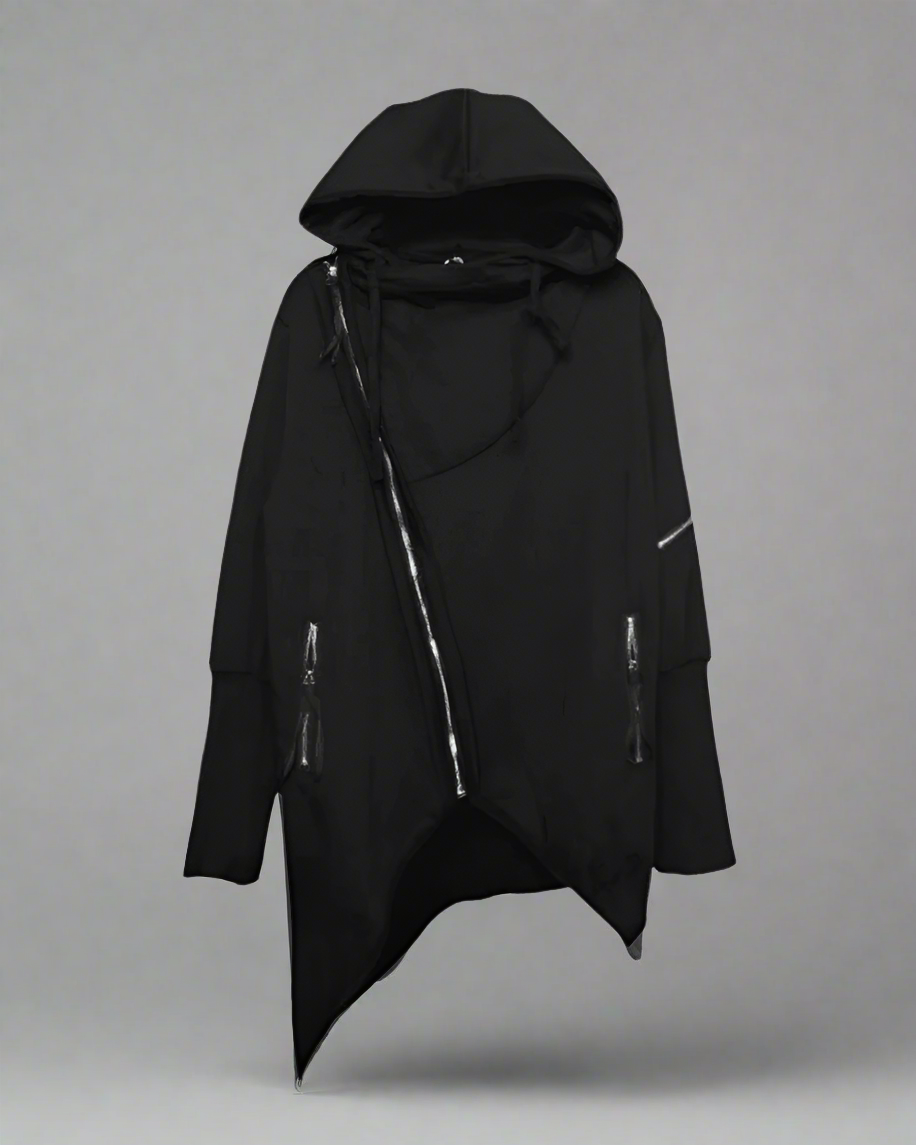 Urban Stealth Hooded Jacket -  techwear - Urban Stealth Hooded Jacket for Comfortable Style - View 6