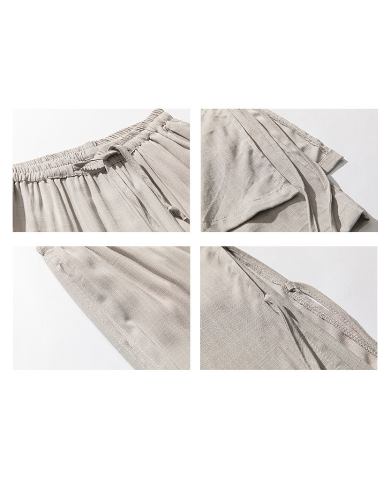 Urban Style Cotton Hakama Pants - hakama pants - Urban Style Cotton Hakama Pants for Modern Fashion - View 11