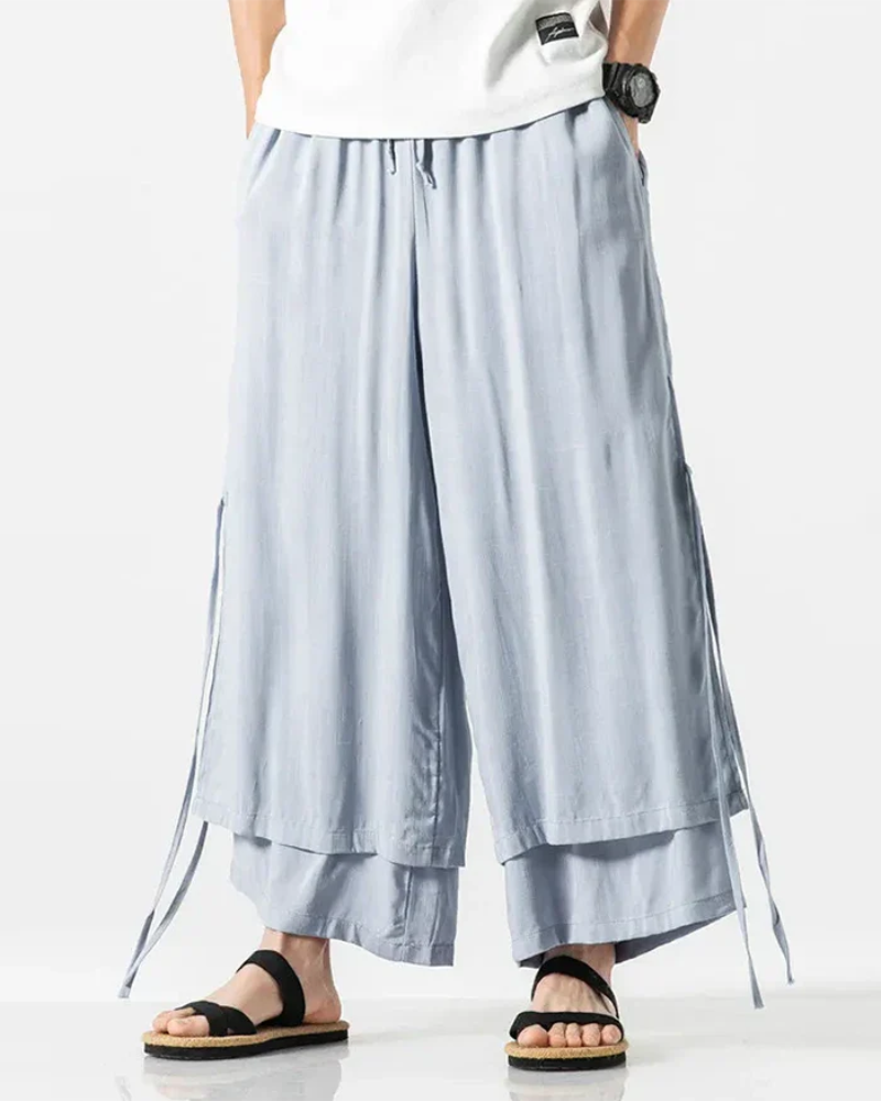 Urban Style Cotton Hakama Pants -  traditional Japanese pants - Urban Style Cotton Hakama Pants for Modern Fashion - View 7