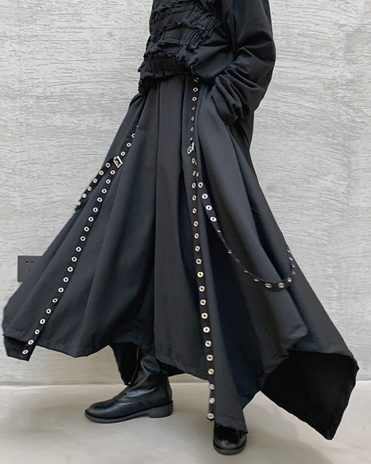 Urban Style Hakama Trousers - contemporary hakama pants - Urban Style Hakama Trousers for Modern Fashion - Main view