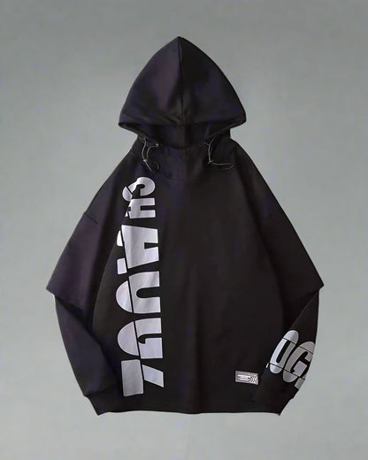 Urban Style Lightweight Hoodie -  techwear - Lightweight Urban Style Hoodie for Everyday Comfort - View 7
