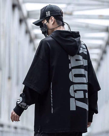 Urban Style Lightweight Hoodie - urban techwear hoodie - Lightweight Urban Style Hoodie for Everyday Comfort - View 2