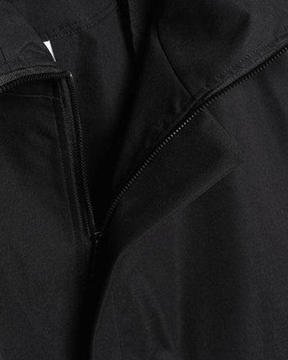 Urban Style Ribbon Hooded Jacket -  techwear fashion - Urban Style Ribbon Hooded Jacket for Modern Living - View 8
