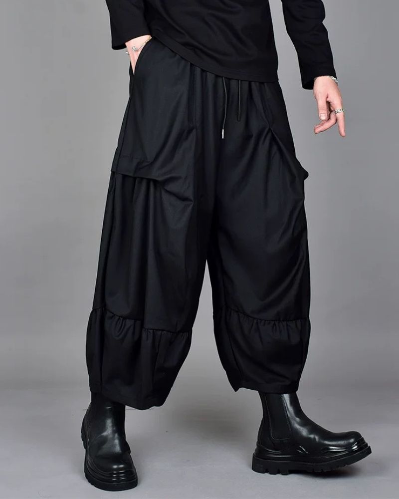 Urban Style Wide-Leg Tech Pants -  comfortable - Urban Wide-Leg Tech Pants for Modern Style - View 3