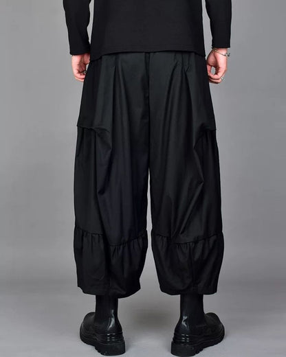 Urban Style Wide-Leg Tech Pants - wide-leg pants - Urban Wide-Leg Tech Pants for Modern Style - View 2