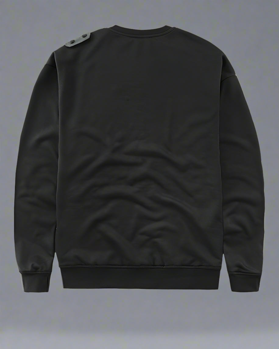 Urban Tactical Layered Sweatshirt -  black sweatshirt - Urban Tactical Layered Sweatshirt for Daily Comfort - View 3
