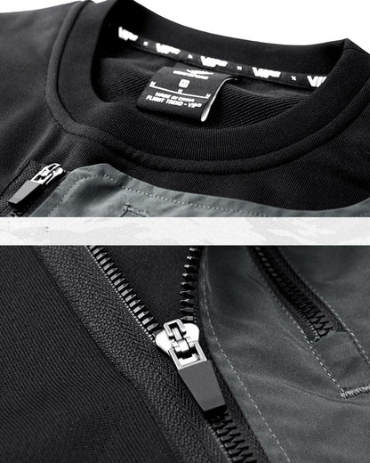Urban Tactical Layered Sweatshirt -  durable streetwear - Urban Tactical Layered Sweatshirt for Daily Comfort - View 5