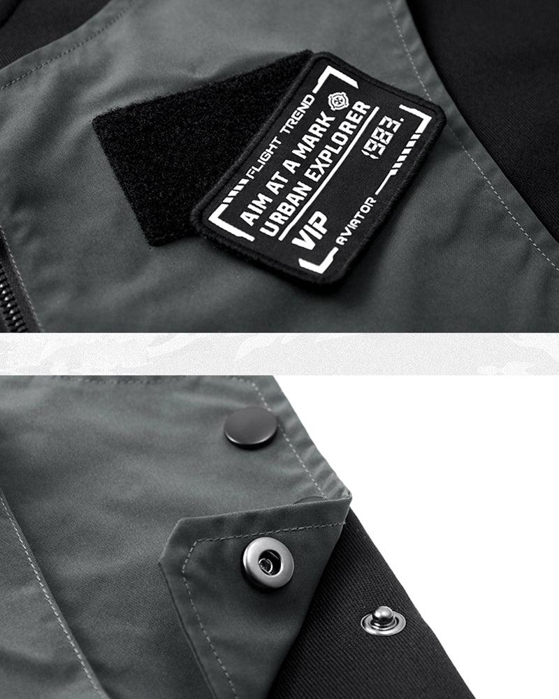 Urban Tactical Layered Sweatshirt -  futuristic style sweatshirt - Urban Tactical Layered Sweatshirt for Daily Comfort - View 6
