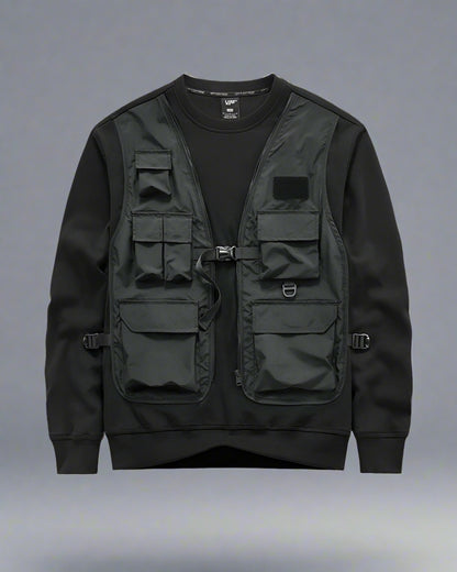 Urban Tactical Layered Vest - functional vest - Urban Tactical Layered Vest for Effortless Style - Main view