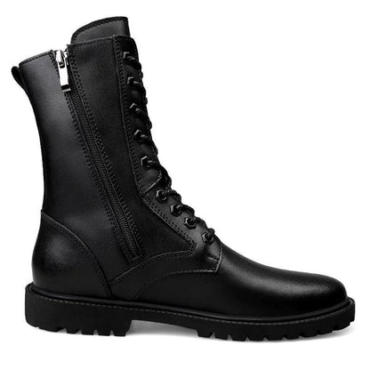 Urban Tactical Leather Boots -  leather boots - Urban Tactical Leather Boots for Comfort and Durability - View 6