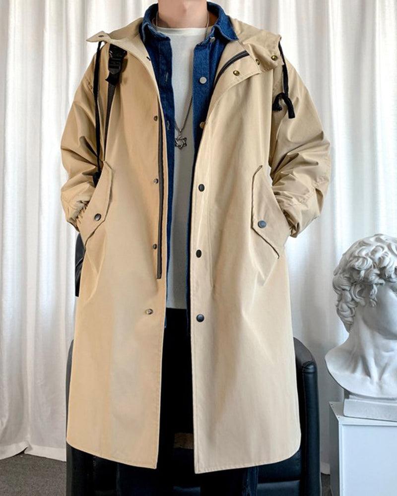 Urban-Tech Long Jacket Coat -  long coat - Urban-Tech Long Jacket Coat for Comfort and Style - View 5