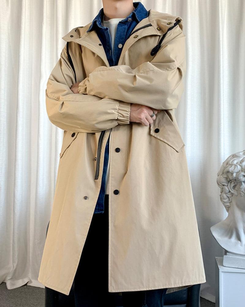 Urban-Tech Long Jacket Coat -  techwear coat - Urban-Tech Long Jacket Coat for Comfort and Style - View 7