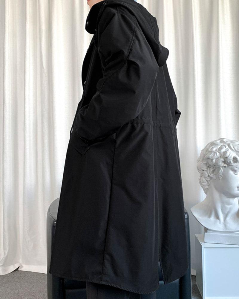 Urban-Tech Long Jacket Coat - techwear style - Urban-Tech Long Jacket Coat for Comfort and Style - View 8