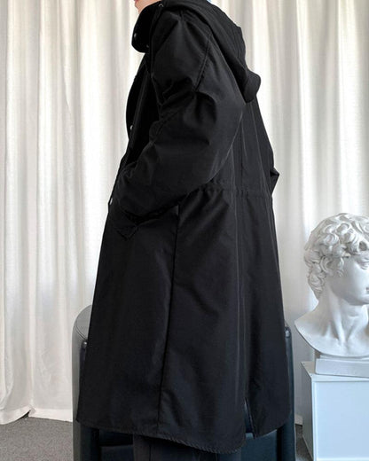 Urban-Tech Long Jacket Coat - techwear style - Urban-Tech Long Jacket Coat for Comfort and Style - View 8