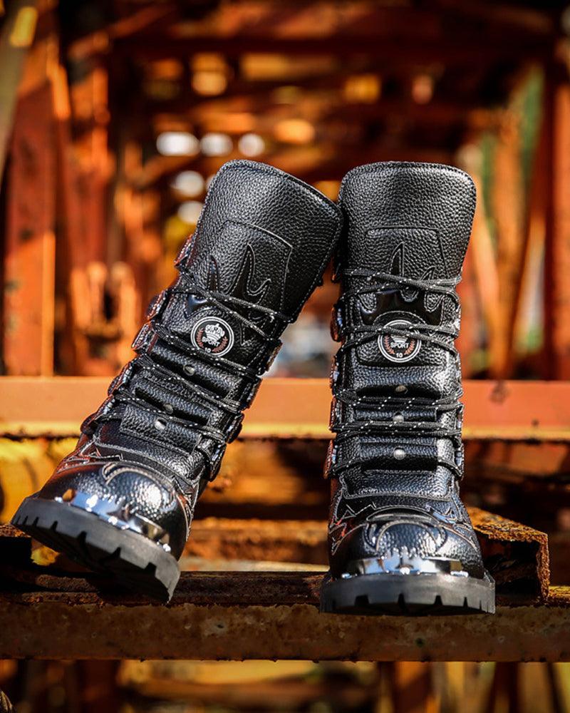 Urban Tech Motorcycle Boots -  black boots - Urban Tech Motorcycle Boots for Everyday Style - View 3