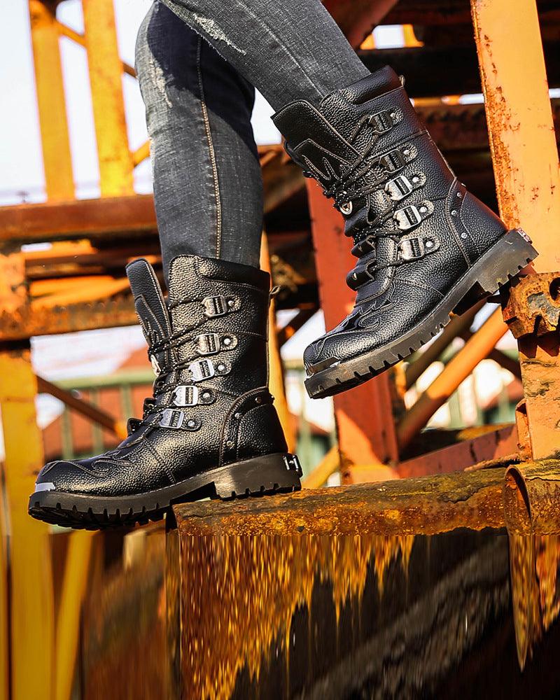 Urban Tech Motorcycle Boots -  durable techwear boots - Urban Tech Motorcycle Boots for Everyday Style - View 5