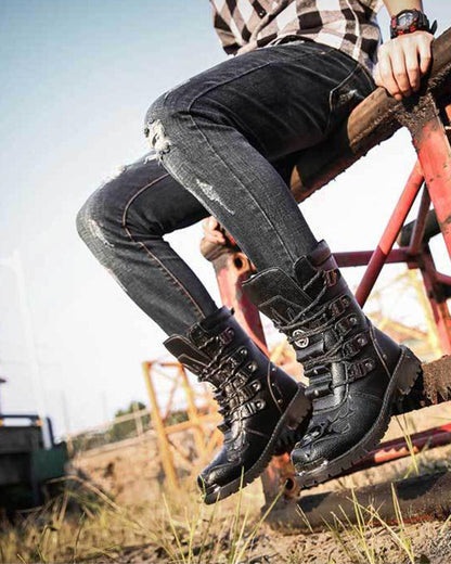 Urban Tech Motorcycle Boots -  streetwear - Urban Tech Motorcycle Boots for Everyday Style - View 7
