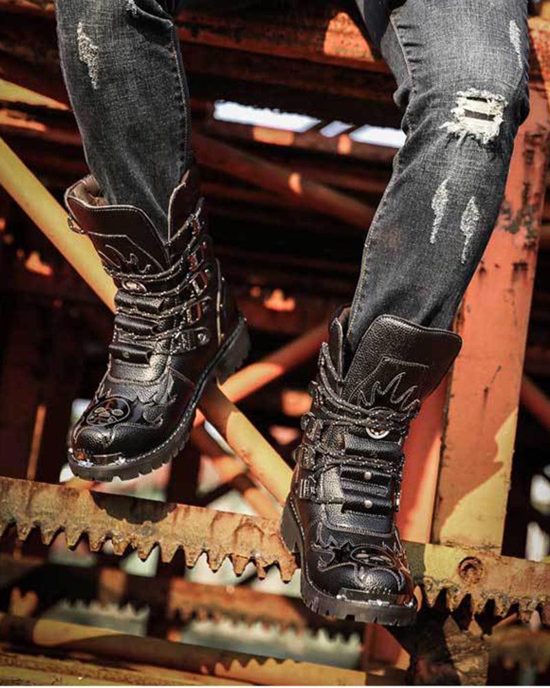 Urban Tech Motorcycle Boots - techwear boots - Urban Tech Motorcycle Boots for Everyday Style - View 2