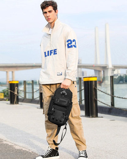 Urban Tech Sling Bag - sling bag - Urban Sling Bag - Techwear Inspired for Everyday Use - View 8