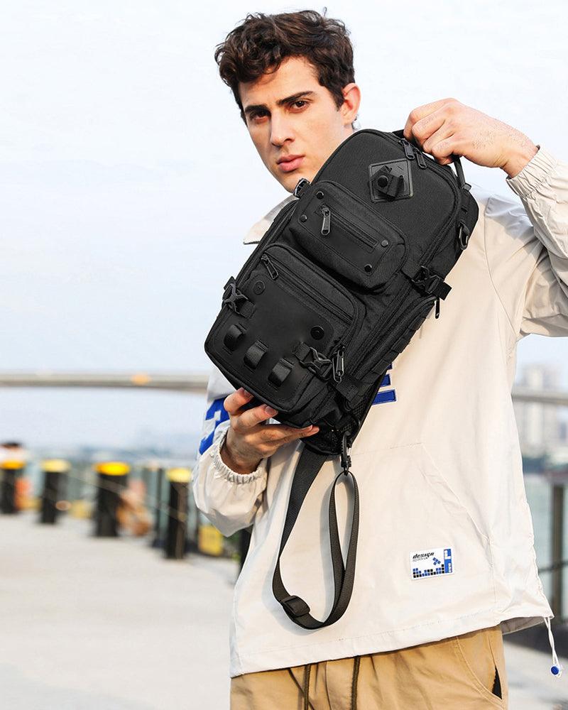 Urban Tech Sling Bag -  techwear - Urban Sling Bag - Techwear Inspired for Everyday Use - View 6