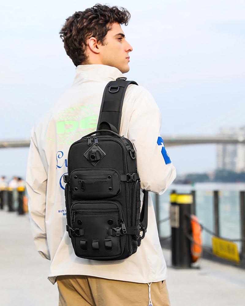 Urban Tech Sling Bag -  urban bag - Urban Sling Bag - Techwear Inspired for Everyday Use - View 7
