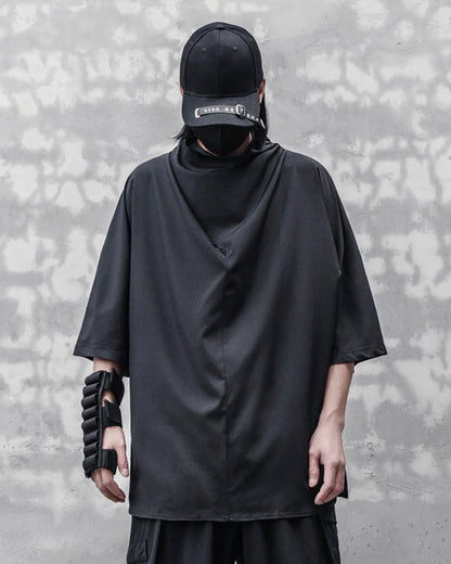 Urban Techwear Bat Tee -  cyberpunk fashion - Futuristic Urban Techwear Bat Tee for Everyday Style - View 5